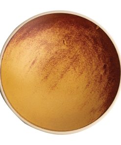 Olympia Canvas Shallow Tapered Bowl Sienna Rust 200mm (Pack of 6) (FA312)
