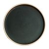 Olympia Canvas Flat Round Plate Green Verdigris 250mm (Pack of 6) (FA322)