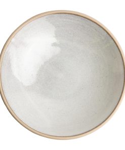 Olympia Canvas Shallow Tapered Bowl Murano White 200mm (Pack of 6) (FA333)