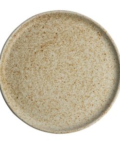 Olympia Canvas Small Rim Round Plate Wheat 265mm (Pack of 6) (FA338)