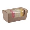 Colpac Compostable Kraft Cake Boxes With Window Small (Pack of 500) (FA360)