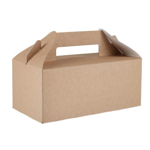 Colpac Recyclable Kraft Gable Boxes Small (Pack of 125) (FA361)