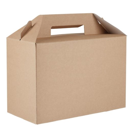 Colpac Recyclable Kraft Gable Boxes Large (Pack of 125) (FA362)
