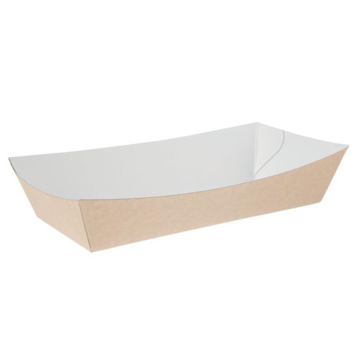 Colpac Compostable Kraft Food Trays Large 220mm (Pack of 250) (FA364)