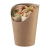 Colpac Recyclable Kraft Wrap Scoops (Pack of 1000) (FA377)