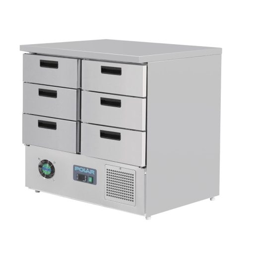 Polar G-Series Refrigerated Counter with 6 Drawers 240Ltr (FA440)