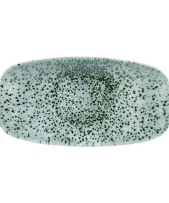 Churchill Mineral Oblong Chef Plates Green 153 x 298mm (Pack of 12) (FA508)