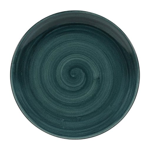Churchill Stonecast Patina Coupe Plates Rustic Teal 260mm (Pack of 12) (FA590)