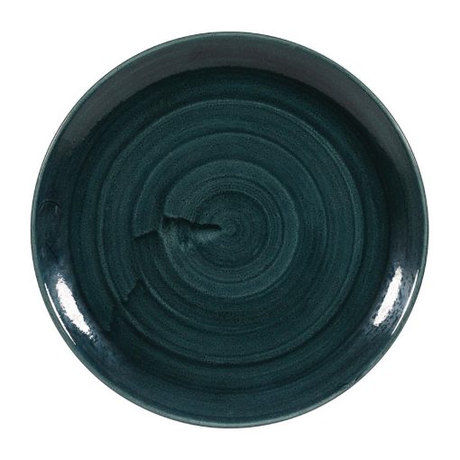 Churchill Stonecast Patina Coupe Plates Rustic Teal 288mm (Pack of 12) (FA591)