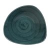 Churchill Stonecast Patina Triangular Bowls Rustic Teal 21oz 235mm (Pack of 12) (FA597)