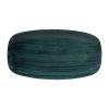 Churchill Stonecast Patina Oblong Chef Plates Rustic Teal 355 x 189mm (Pack of 6) (FA599)