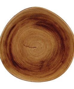 Churchill Stonecast Patina Organic Round Plates Vintage Copper 286mm (Pack of 12) (FA603)