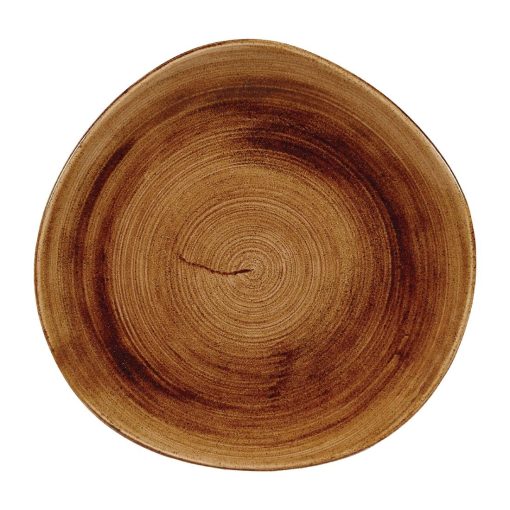 Churchill Stonecast Patina Organic Round Plates Vintage Copper 286mm (Pack of 12) (FA603)