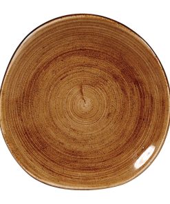 Churchill Stonecast Patina Organic Round Plates Vintage Copper 186mm (Pack of 12) (FA604)