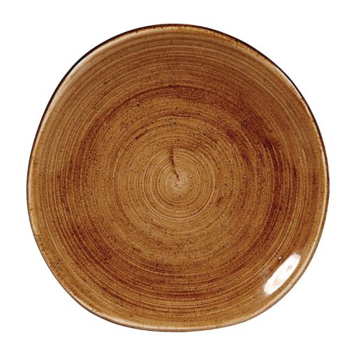 Churchill Stonecast Patina Organic Round Plates Vintage Copper 186mm (Pack of 12) (FA604)