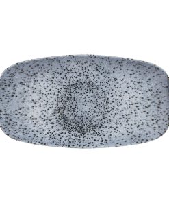 Churchill Mineral Oblong Chef Plate Blue 189 x 355mm (Pack of 6) (FA619)