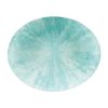 Churchill Stone Oval Coupe Plates Aquamarine 317 x 255mm (Pack of 12) (FA626)
