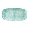 Churchill Stone Oblong Chef Plates Aquamarine 189 x 355mm (Pack of 6) (FA629)