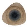 Churchill Stonecast Aqueous Triangular Plates Bayou Taupe 265mm (Pack of 12) (FA664)
