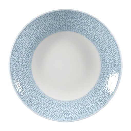 Churchill Isla Deep Coupe Plates Ocean Blue 255mm (Pack of 12) (FA685)