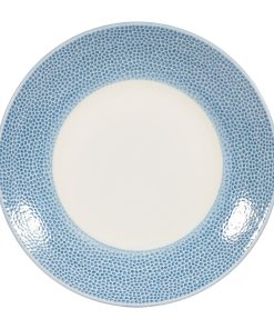 Churchill Isla Deep Coupe Plates Ocean Blue 281mm (Pack of 12) (FA686)
