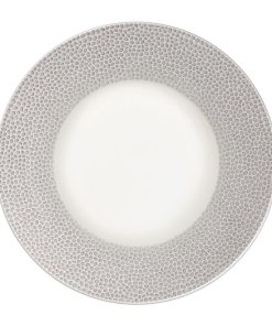 Churchill Isla Deep Coupe Plates Shale Grey 281mm (Pack of 12) (FA689)