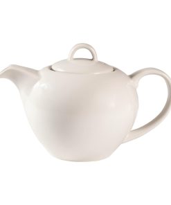 Churchill Profile Elegant Teapots White 15oz 426ml (Pack of 4) (FA697)