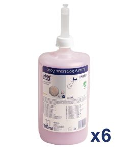 Tork Perfumed Luxury Soft Liquid Hand Soap 1Ltr (6 Pack) (FA715)