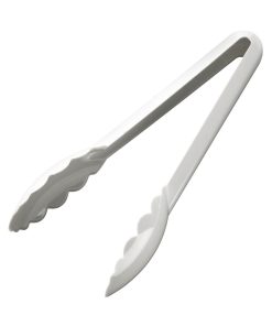 Matfer Bourgeat Exoglass Tongs White 9" (FA896)