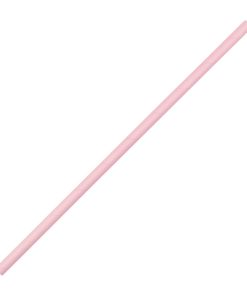 Fiesta Green Compostable Paper Straws Pink (Pack of 250) (FB139)