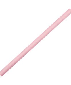 Fiesta Green Compostable Paper Smoothie Straws Pink (Pack of 250) (FB149)