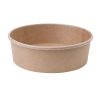 Fiesta Green Compostable Round Kraft Salad Bowls 500ml / 18oz (Pack of 300) (FB196)