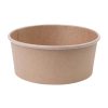 Fiesta Green Compostable Round Kraft Salad Bowls 750ml / 26oz (Pack of 300) (FB197)