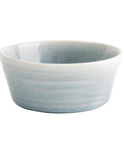Olympia Cavolo Flat Round Bowls Ice Blue 143mm (Pack of 6) (FB565)