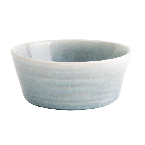 Olympia Cavolo Flat Round Bowls Ice Blue 143mm (Pack of 6) (FB565)