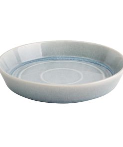 Olympia Cavolo Flat Round Bowls Ice Blue 220mm (Pack of 4) (FB566)