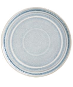 Olympia Cavolo Flat Round Plates Ice Blue 220mm (Pack of 6) (FB568)