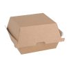 Fiesta Green Compostable Kraft Burger Boxes Small 105mm (Pack of 200) (FB664)