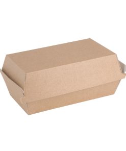 Fiesta Green Compostable Kraft Food Boxes Small 172mm (Pack of 200) (FB666)
