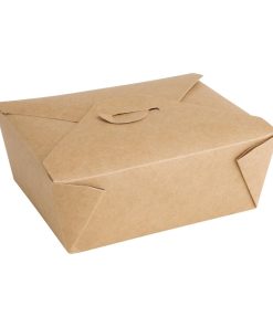 Fiesta Green Compostable Paperboard Food Cartons 1200ml / 42oz (Pack of 200) (FB674)