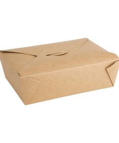 Fiesta Green Compostable Paperboard Food Cartons 1800ml / 63oz (Pack of 200) (FB675)