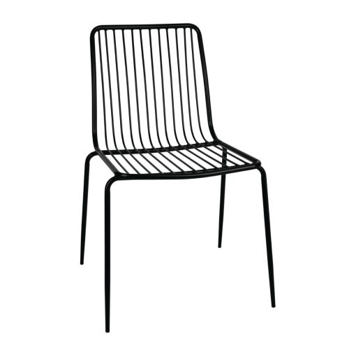 Bolero Steel Wire Dining Chairs (Pack of 4) (FB874)