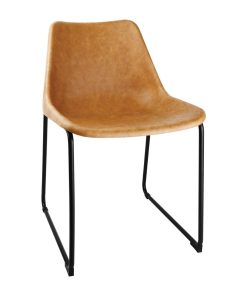 Bolero Rodeo Side Chairs Camel (Pack of 2) (FB882)