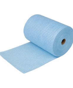 Nisbets Essentials Non-Woven Cloths Blue (Roll of 300) (FB968)