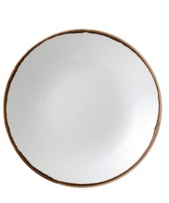 Dudson Harvest Deep Coupe Plates Natural 255mm (Pack of 12) (FC009)