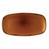 Dudson Harvest Oblong Chefs Plates Brown 355 x 189mm (Pack of 6) (FC021)