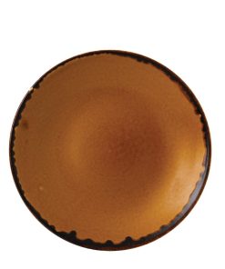 Dudson Harvest Deep Coupe Plates Brown 255mm (Pack of 12) (FC022)