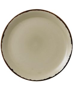 Dudson Harvest Evolve Coupe Plates Linen 288mm (Pack of 12) (FC027)