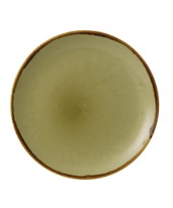 Dudson Harvest Evolve Coupe Plates Green 217mm (Pack of 12) (FC042)