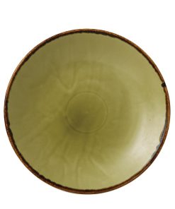 Dudson Harvest Deep Coupe Plates Green 255mm (Pack of 12) (FC048)